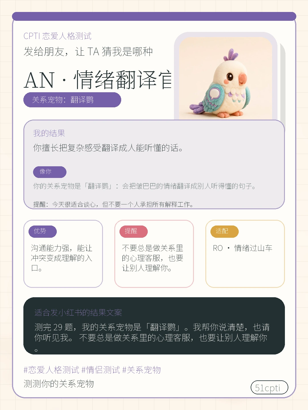 翻译鹦分享卡预览