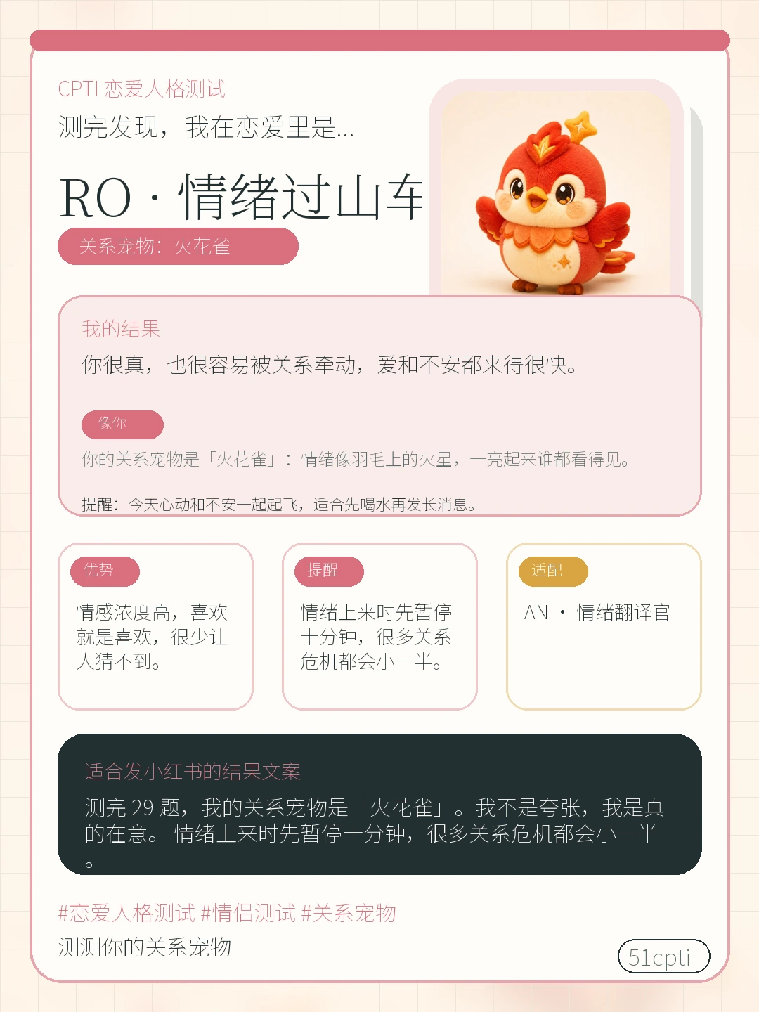 火花雀分享卡预览