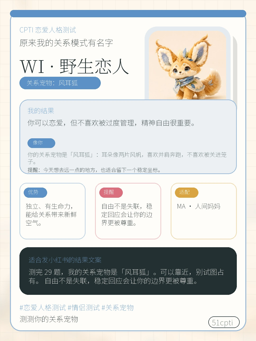 风耳狐分享卡预览